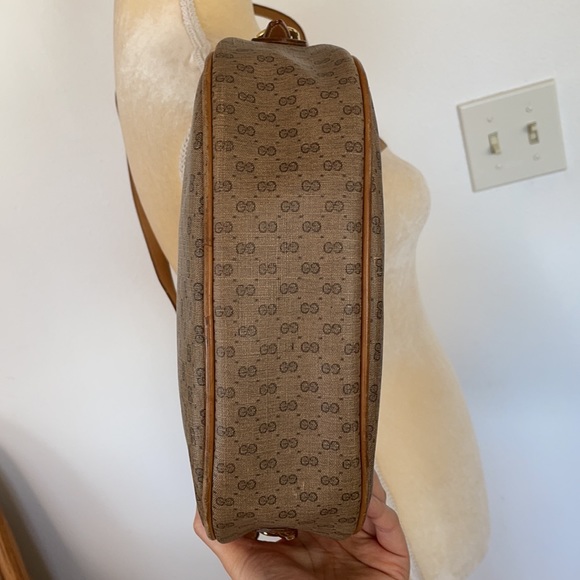VINTAGE Gucci GG shoulder bag tan beige - Picture 15 of 16